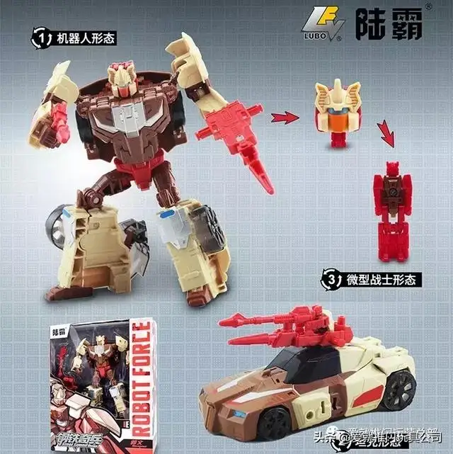 Weijiang Diehard Champsosaurs Zhuge-Fighter OS Titans Returns Skullcruncher Hardhead & Brainstorm Transformation Actionfigur