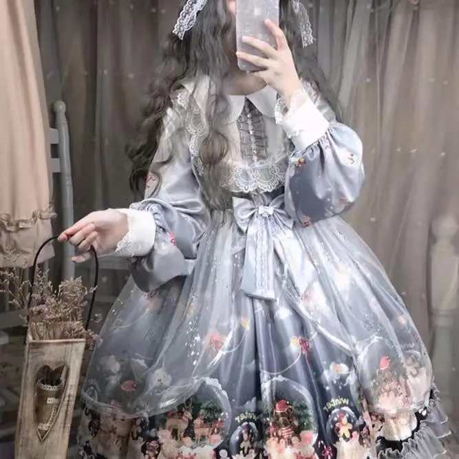 Plus größe lolita kleid Mädchen Halloween Cosplay Katze Ohren Mit Kapuze Mantel Strap Kleid Gothic Frauen Party Kawaii Kleider