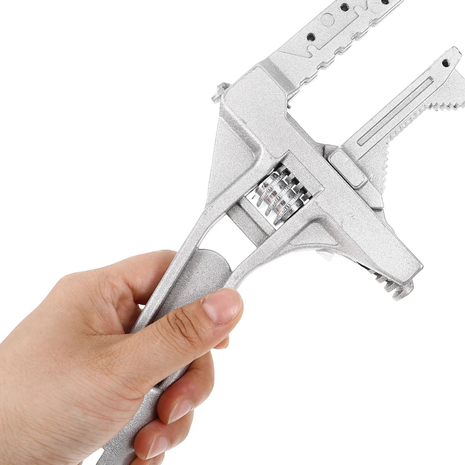 

Multifunctional Bathroom Wrench Adjustable Plumbing Spanner Large Opening Metal Handle For Faucet Repair Tool Plumbing