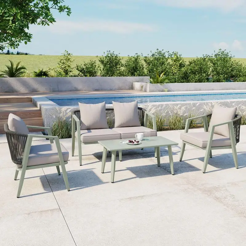 

Durable Comfortable Outdoor Seating Set for Patios Lawns Poolsides