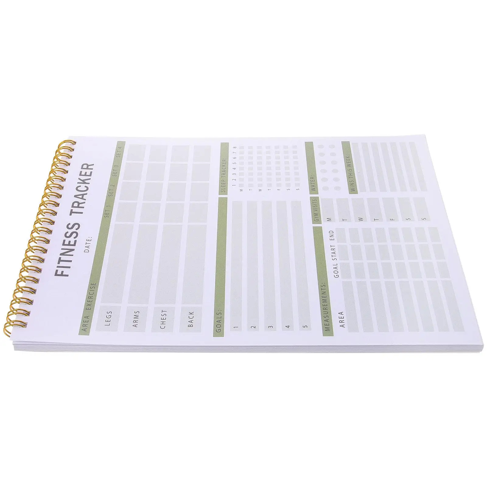 Diário de fitness caderno diário de treino livro agenda de treinamento diário bloco de notas planejador de exercício acessórios de fitness esporte rastreamento
