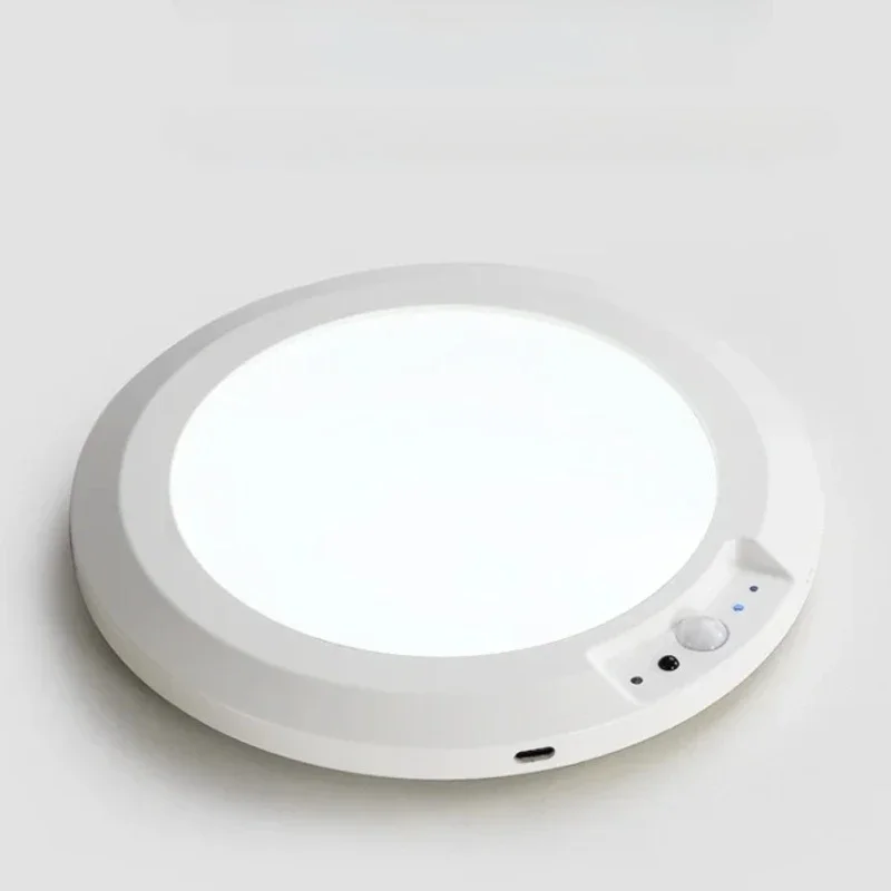LED Human Body Induction Ceiling Light for Home Hallway Wardrobe Balcony, Wireless Induction USB Charging Model with RC