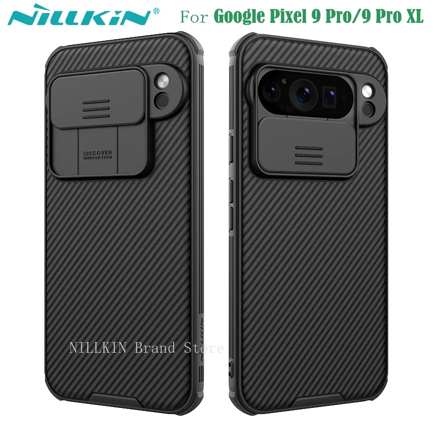 

Чехол для Google Pixel 9 Pro XL NILLKIN CamShield Pro, противоударный чехол для защиты конфиденциальности, задняя крышка для камеры Pixel 9 Pro