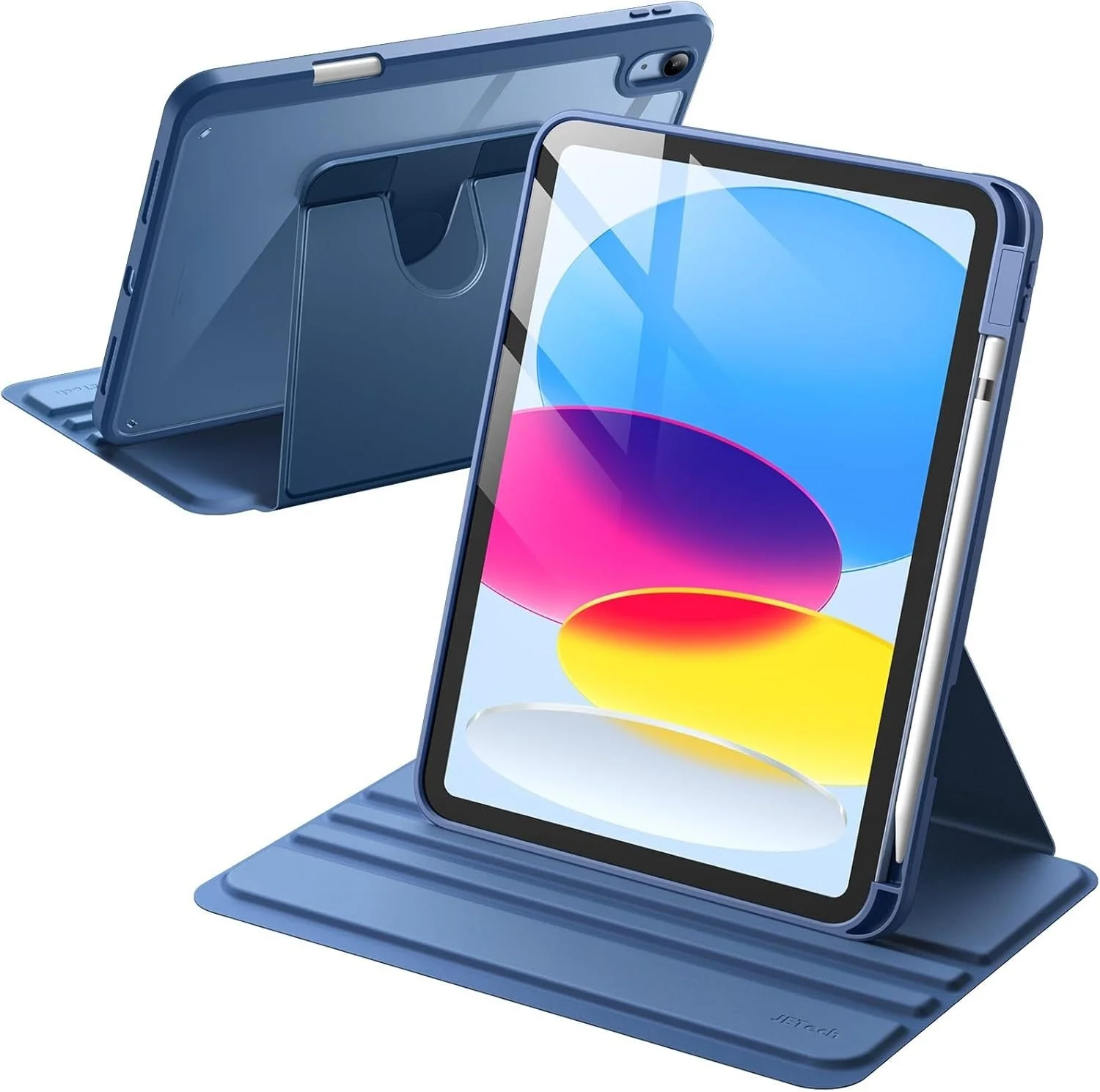 Für iPad 10. 11. A16 Air 4 5 11 10.9 Hülle 360° Drehbarer Magnetständer Stoßfeste Schlanke Abdeckung – Detail 16