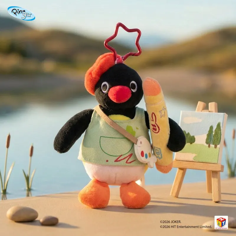 Original Pingu Childishness Treasure Chest Serie Blind Box Cute Plush Pendant Collectible Bag Hanging Decorat Trendy Toy Gift view 3