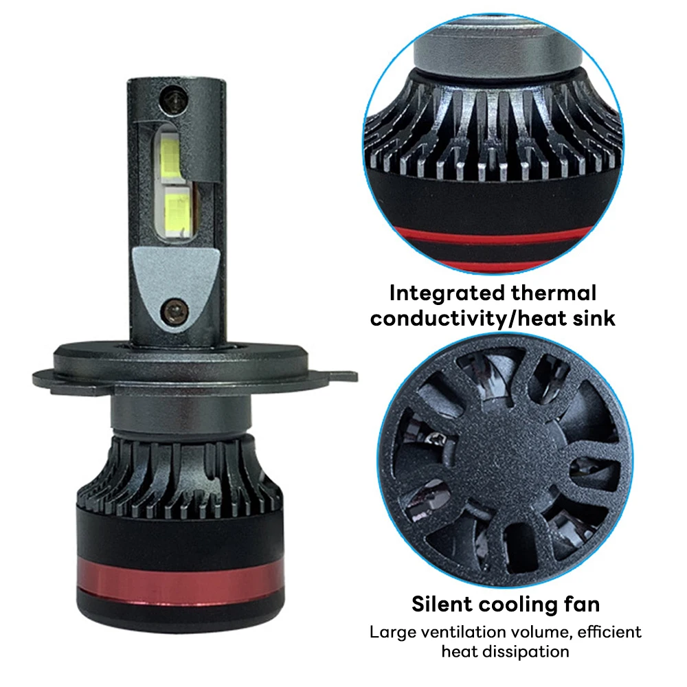 2Pcs/Set 180W 18000LM H11 Car Led Headlight H9 H11 9005 HB3 9006 HB4 9012 Hir2 Bulb Canbus Led Car Headlight Mini Auto Led Lamp