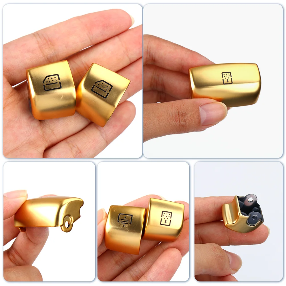 Front Rear Door Window Tail Cover Switch Button Sunroof Switch Button For Mercedes Benz S C E Class W222 W205 W213 Golden Light