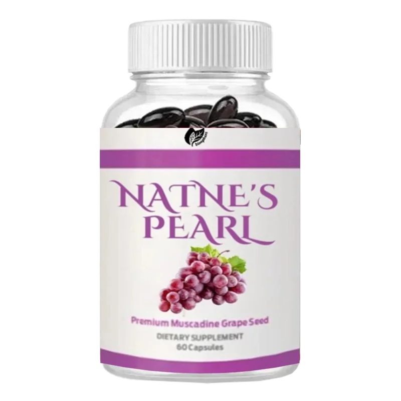 

Высококачественные семена винограда мускатов, 650 мг, антиоксидантные суперфуд, богатые в смотралоле, туннической кислоте, акацитина, антоцианинов, 60 капсул