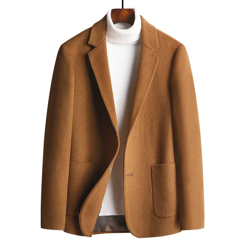 

MRMT 2025 Brand New Casual Suit Autumn And Winter Thick Woolen Suit Men's Trend Slim Wool Small Suit Men's Nizi Coat Top