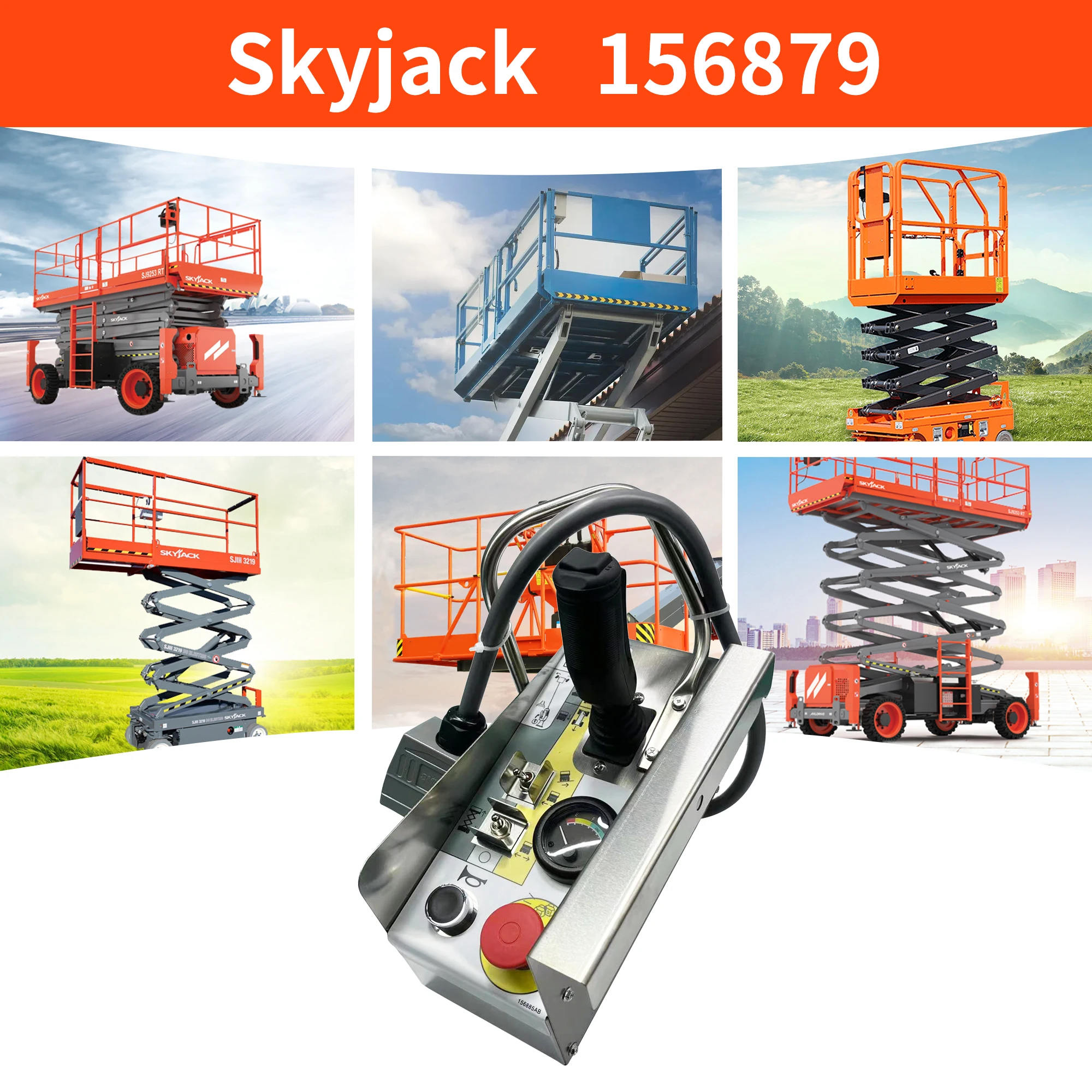 Platform Control Box 156879 156991 for Hydraulic Drive Skyjack SJIII 3219 3220 3226 4626 Scissor Lifts