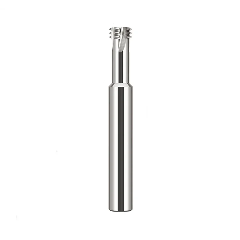 Imagem -03 - Carbide Trident Thread Mill Cortador M1-m20 Flautas Lâminas Cnc Hrc60 Carboneto Três Linha Thread Millin End Mill Alumínio