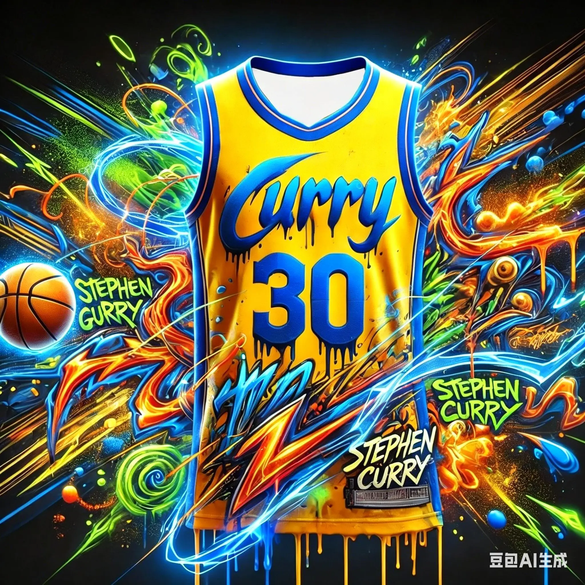 Conjunto familiar a juego, chaleco deportivo de baloncesto para hombres y niños, edición de coleccionista Curry número 30, ropa informal estilo grafiti, kit especial