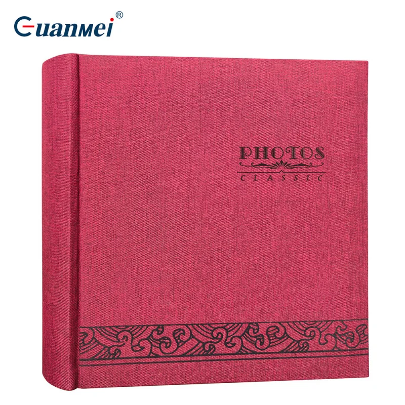Customized. Guangmei Factory Linen Cover Trade Album Retro Traditional Commemorative Album 7inch Pocket Album