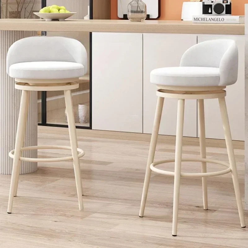 Silla ergonómica con respaldo ajustable, taburete giratorio de Metal, muebles antiguos, bancos de manicura, barra de cocina, mostrador barato