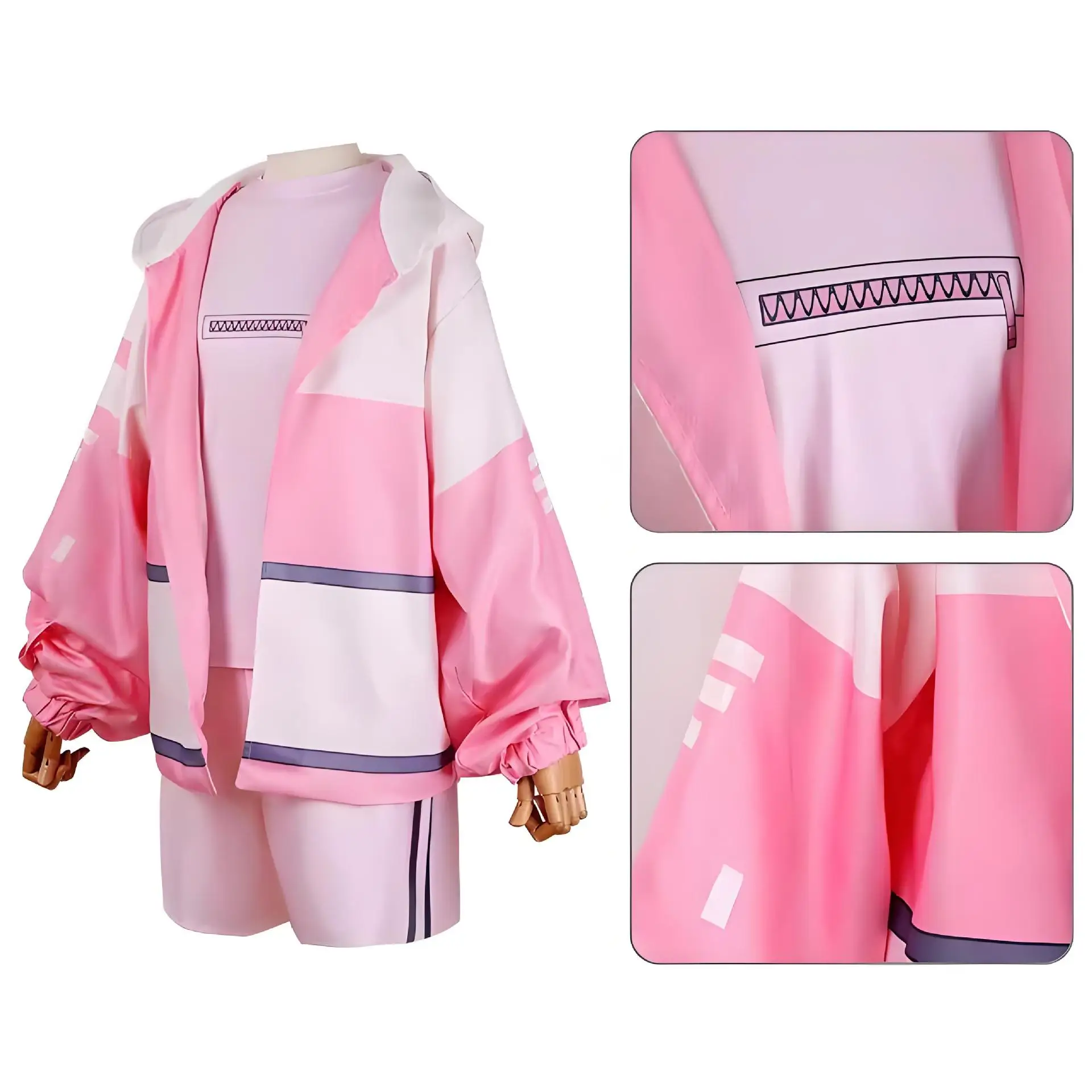 Time Agent Li Tianxi Li Tianchen Cos Clothes Daily Wear Cosplay Animation Uniform Casual Clothing Wig