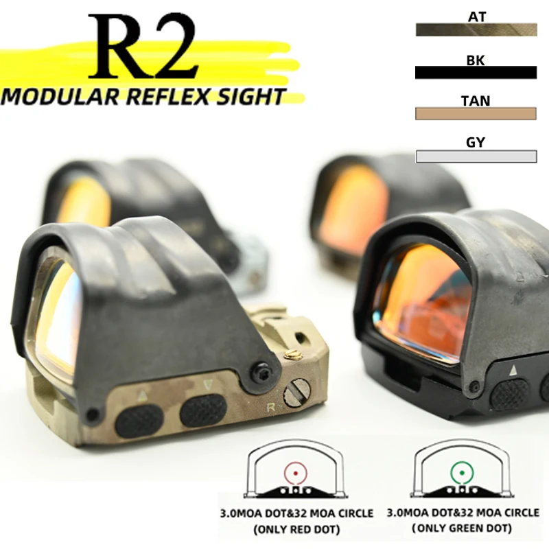 tactique-r2-point-rouge-30-et-32moa-cercle-point-reticule-optique-vue-avec-plaque-de-montage-gl-crck-chasse-collimateur-gl-cr19-reflexe-vue