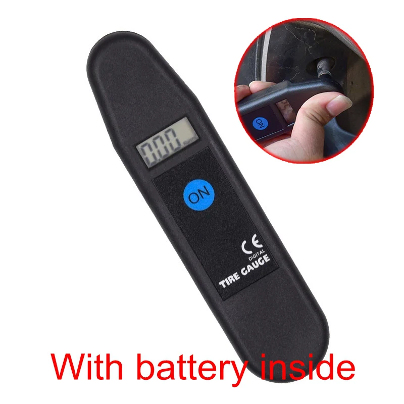 TG101 Digital Car Tire Tyre Air Pressure Gauge Meter LCD Display Manometer Barometers Tester For Car Truck Motorcycle Bike