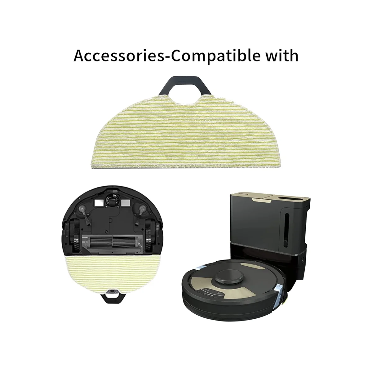 Replacement Pads for RV2610WA RV2620WA RV2410WD AV2610WA AI Ultra 2-In-1 Robot Vacuum