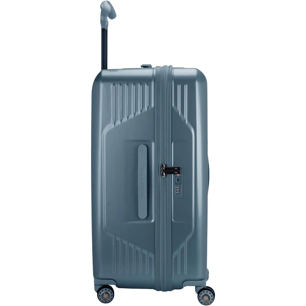 أمتعة دوارة من اختيار المسافر باللون الأزرق المخضر مقاس 26 بوصة مقاس متوسط من Ultimax II مع أشرطة ربط للأسفل #3