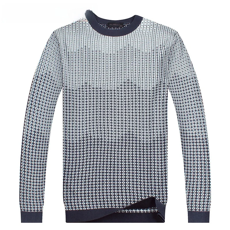 

DuMie M Вязаный свитер Тонкий повседневный круглый пуловер Ne из смеси шерсти Faion Urban Sle Long Sve Зимний базовый слой irt