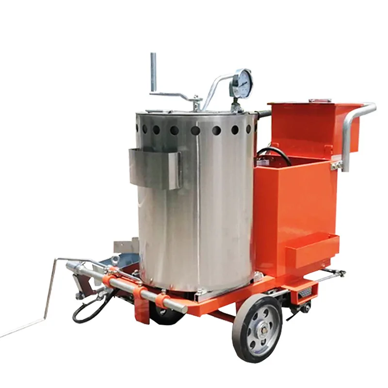 

Highway paint concussion marking car hand-pushed road hot melt marking machine