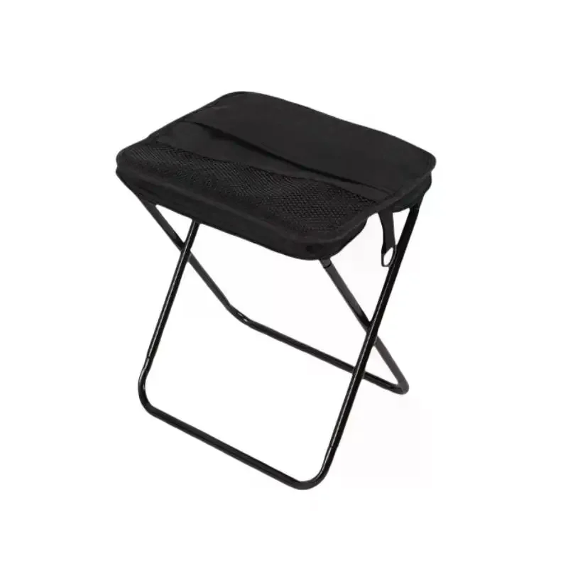 Folding Stool Attractive Design Compact Folding Size Lightweight Construction Chair Canvas