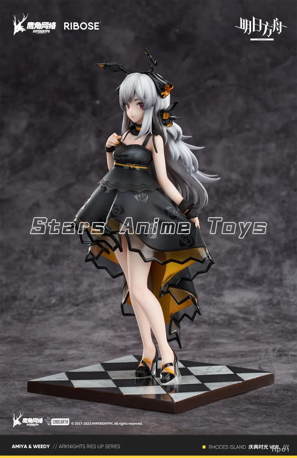 Original Ribose RISE UP Série Arknights Weedy PVC Figuras de Animação Modelo Ornamentos Brinquedos