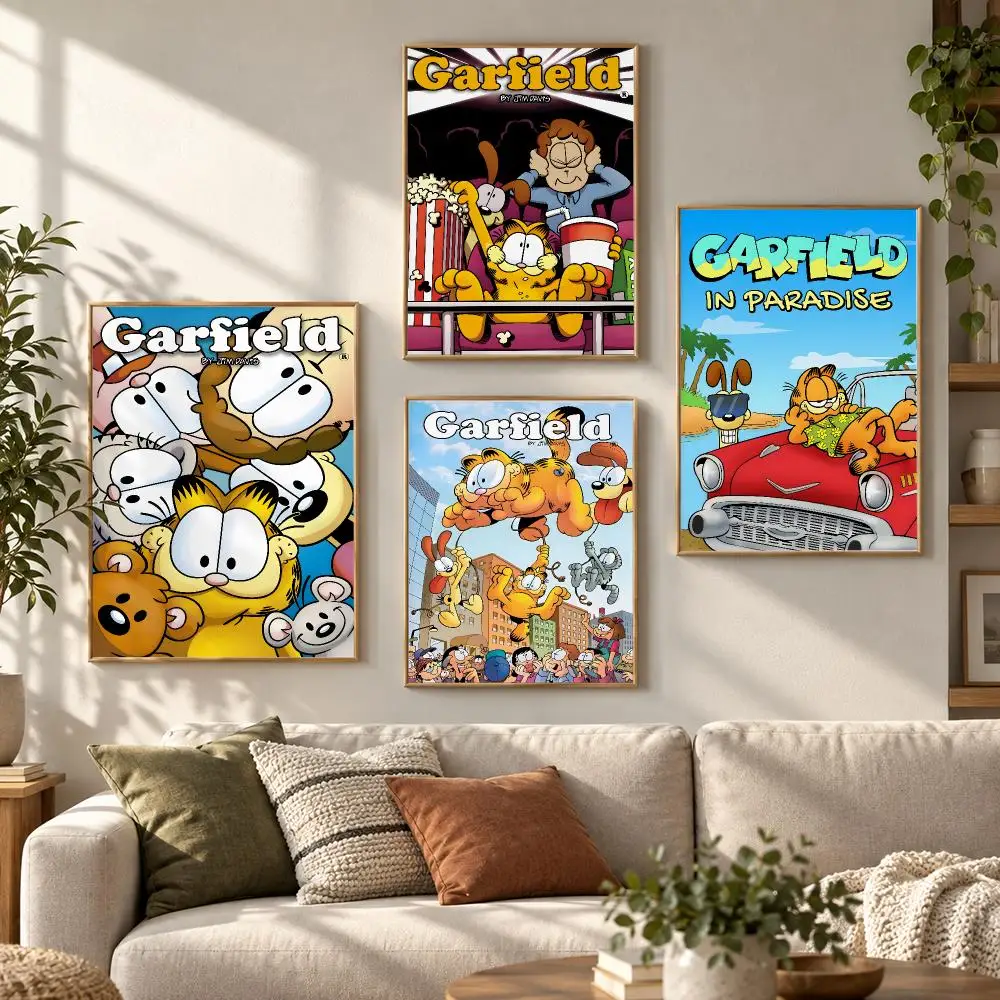 Cartoon Anime G-garfield Poster HD Waterproof Aesthetic Wall For Home Decor Trendy Durable Easy To Apply Art