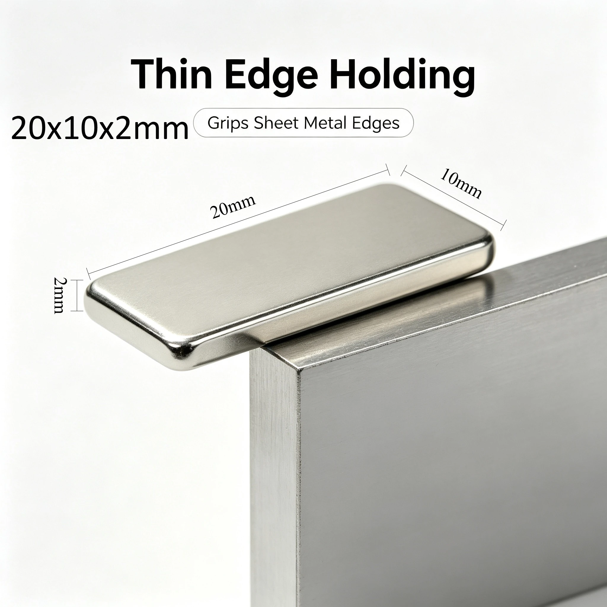 20x10x2mm Rectangular Neodymium Magnet Rare Earth Permanent Block Magnet for Industrial DIY Handcraft 20*10*2 mm Magnetic Magnet