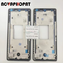 LCD Frame Front Middle Housing Cover Case Chassis Bezel For Infinix Note 40 Pro 5G X6851 Power On Off Volume Button Flex Cable