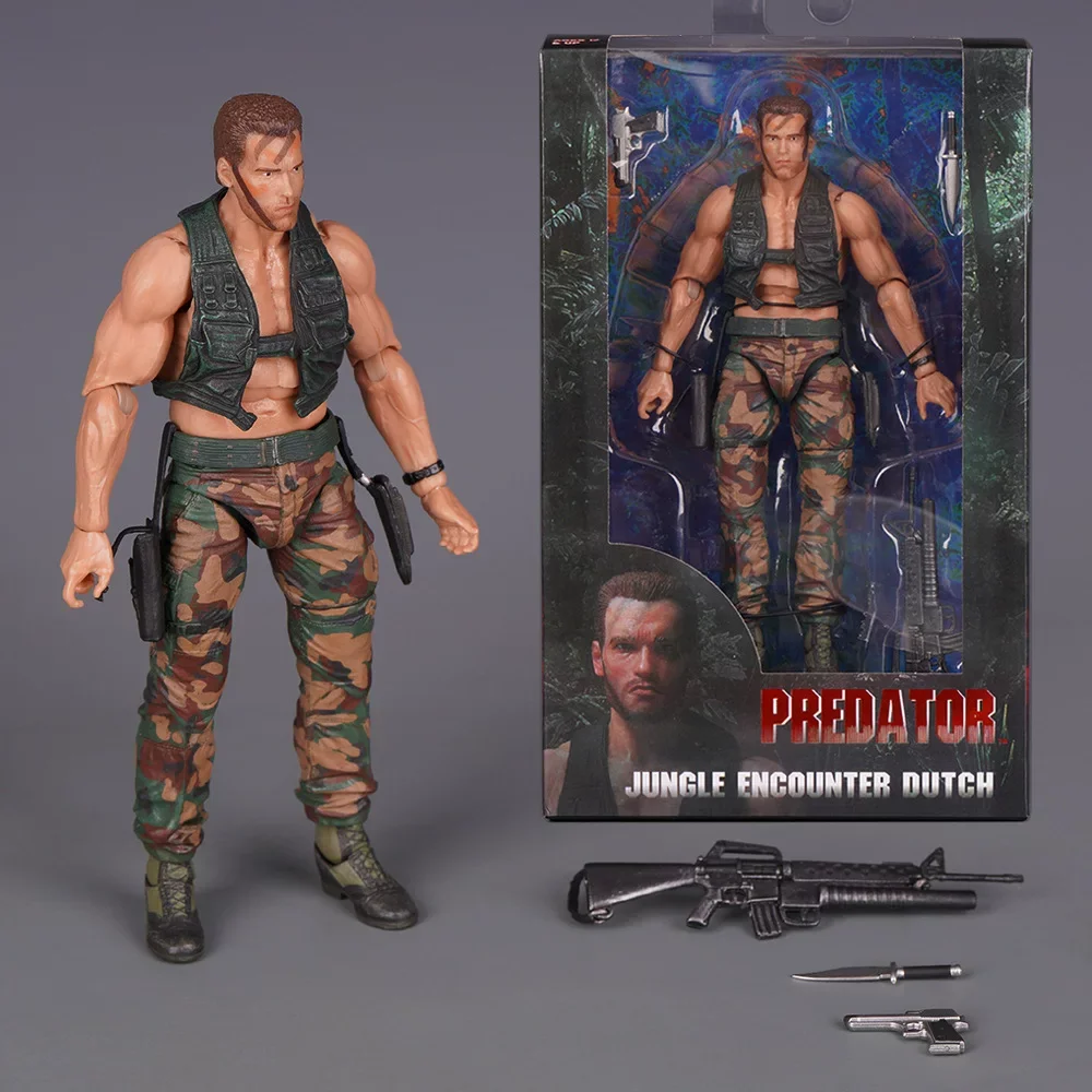 NECA Predator Action Figure 30th Anniversary 4pcs Set 7 Inch