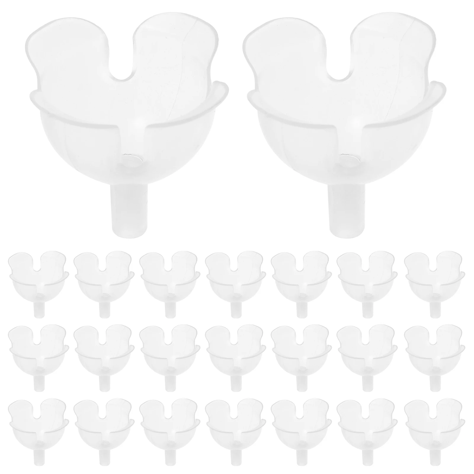 

100pcs Holders Flower Bouquet Holder Flower Packaging Materials PP Candy Base DIY Bouquet Wrappers Valentine Day Gifts