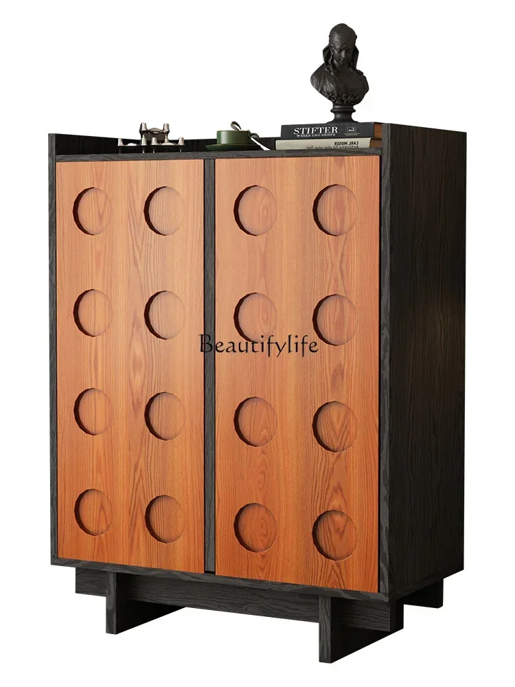 

FG-Black locker storage retro entrance cabinet