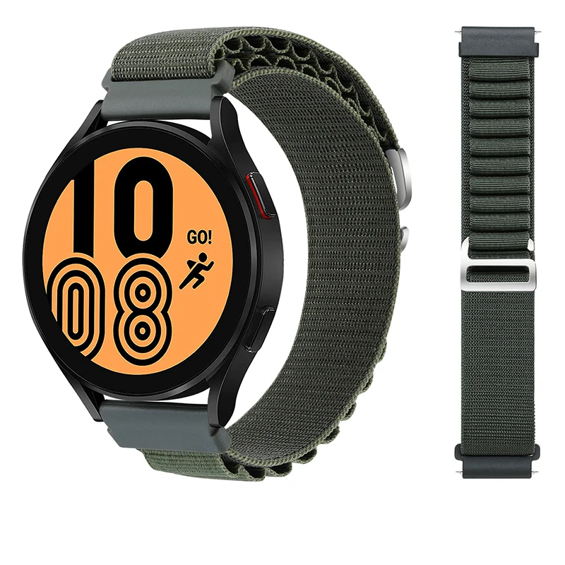 Nyloon สำหรับ Samsung Galaxy นาฬิกา5/4 44Mm 40Mm Galaxy4คลาสสิก46Mm 42Mm Sport Watchband Galaxy นาฬิกา5 Pro 45มม.