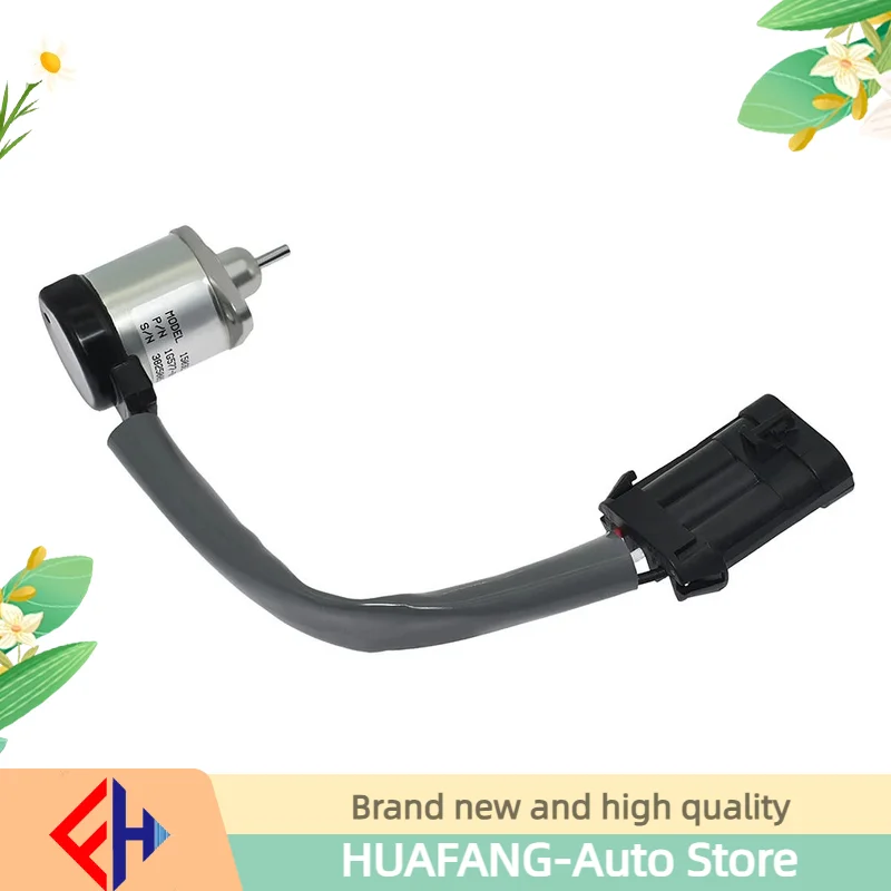 Original 1g577-60011 Shutdown Solenoid 12v For Bobcat S220 S250 S300 S330 S750 S770 S850 A300 A770 T2250 T250 T300 T320 T750