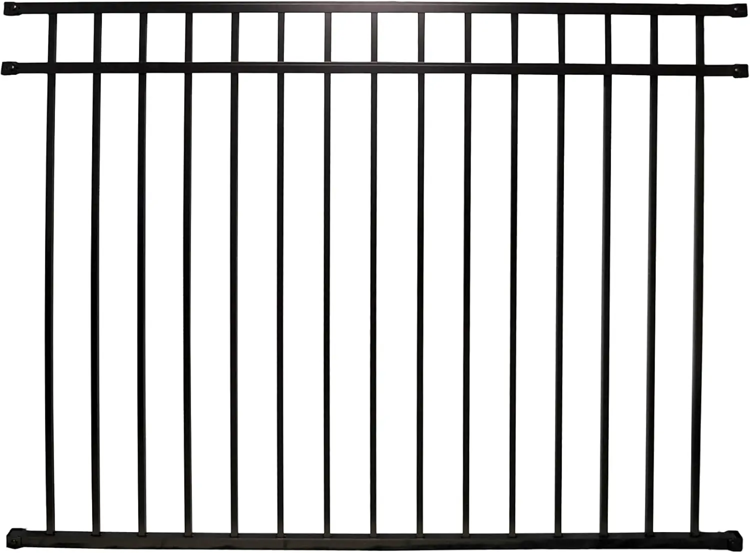 Cypress Aluminum Fence Kit – DIY Kit for Backyard and Garden Fencing, Made with Durable Powder-Coated Aluminum