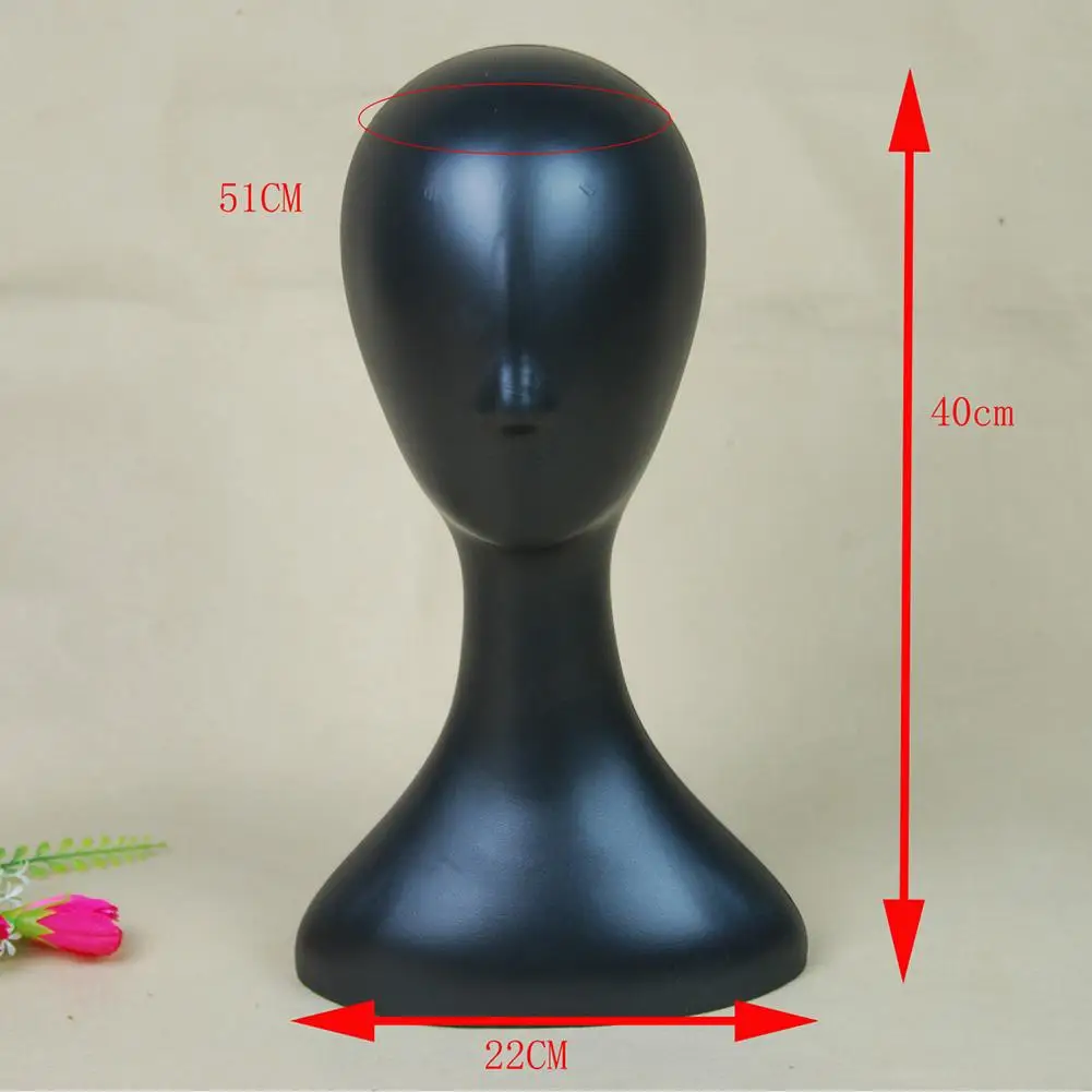 Head Model Fadeless Smooth Surface Plastic Abstract Mannequin Head Wig Hair Display Stand for Shop Face Mannequin Manikin Head