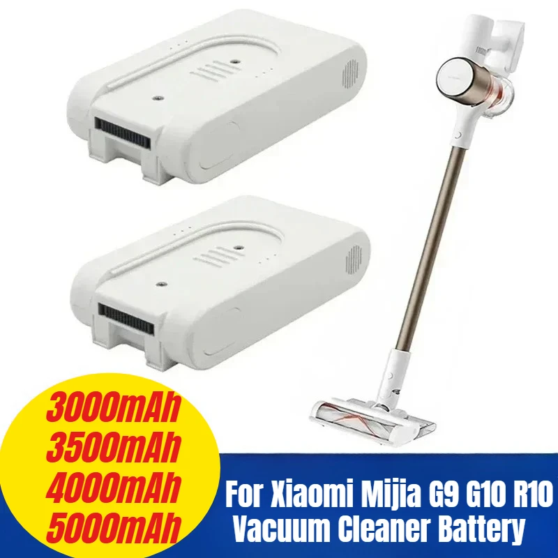 

For Xiaomi Mijia G9 G10 R10 1S Vacuum Cleaner Accessories Extended Battery Pack 5000mAh