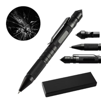 Multifunction Military Tactical Pen School Student Office Ballpoint Pens Metal Emergency Glass Breaker Self Defense EDC Supplies