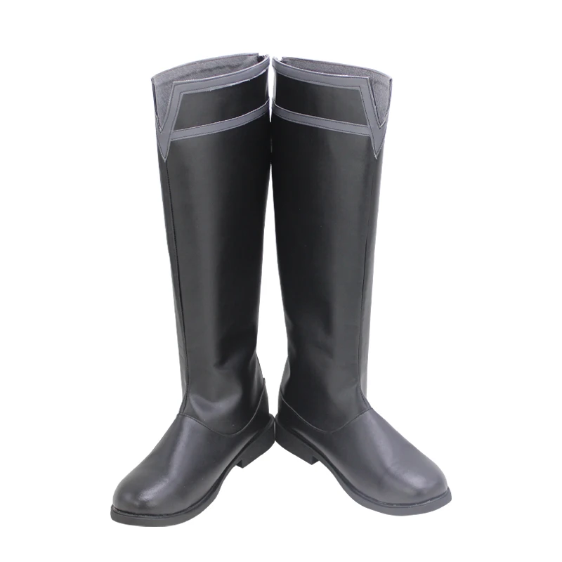 Superhéroe Legacy Black Clark Kent Cosplay zapatos botas adulto hombre niños botas negras carnaval Halloween