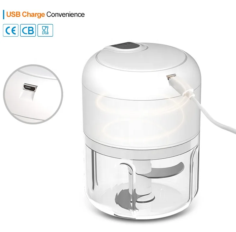 Draagbare Professionele Draadloze Mini Food Chopper Babyvoeding Maker Multifunctionele Elektrische Baby Food Processor