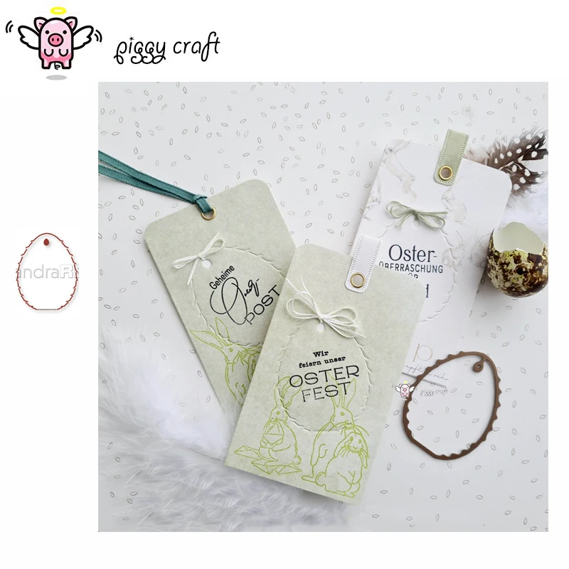 1pc Piggy Craft metal cutting dies cut die mold Egg Tear strip Scrapbook paper craft mold blade punch stencils dies