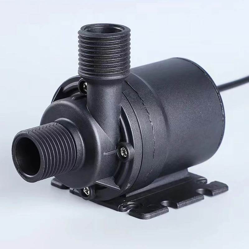 DC12V/24V Ultra Quiet Water Pump High Pressure Lift 5M 800L/H Brushless Motor Submersible Irrigation Aquarium Pond Fountain Tool