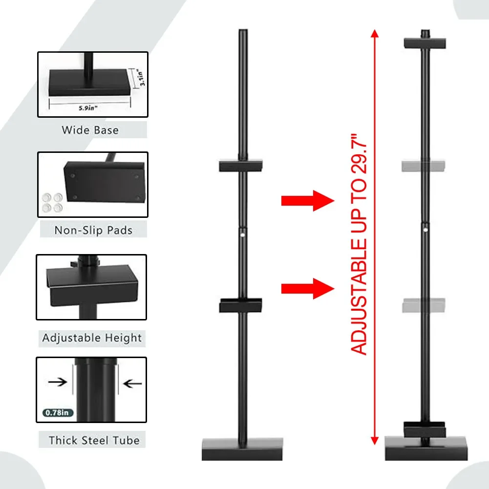 

Adjustable Metal Picture Frame Stand for Photos Signs & Artworks Sturdy Display Easel with Customizable Height