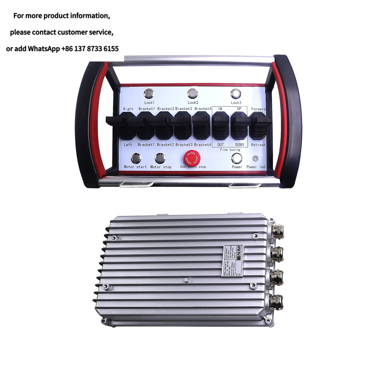 

Hot Sale 8 Levers Hydraulic Joystick Proportional Valve Truck Crane Industrial Smart Remote Control Kits
