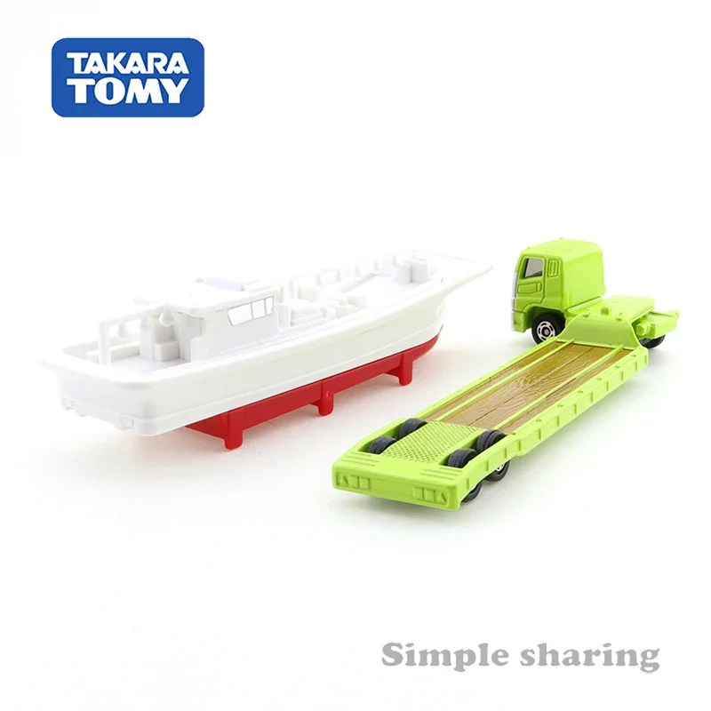 Takara Tomy lange Art Tomica Nr. 150 Mitsubishi Fuso Super großes Fischerboot Druckguss Automobil Modell Ornamente Cas Spielzeug Geschenk