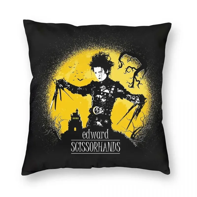 Edward Scissorhands pillow Polyester pattern Zip decorative sofa pillow cover two side print pillow 45pillowcase cm