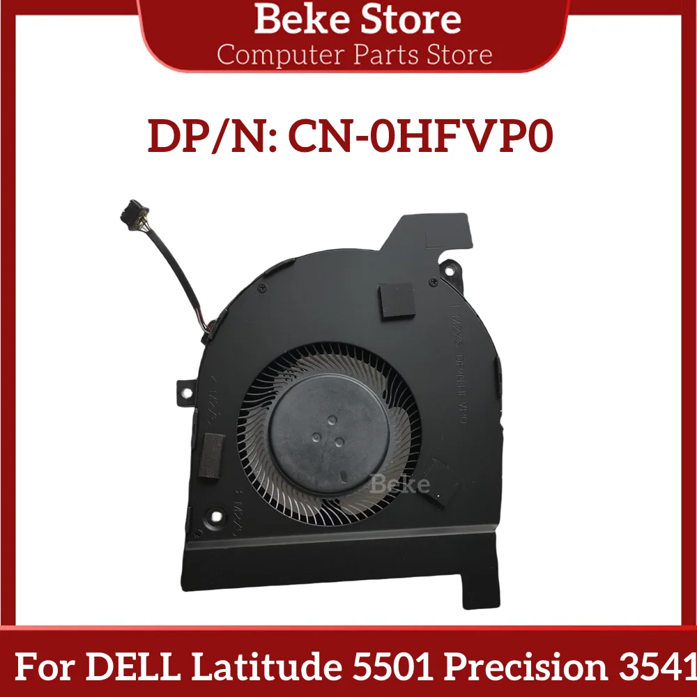 Beke-Ventilador dissipador de calor portátil, Dell Latitude 5501, Precision 3541, 0HFVP0, HFVP0, Fast Ship, Novo, original