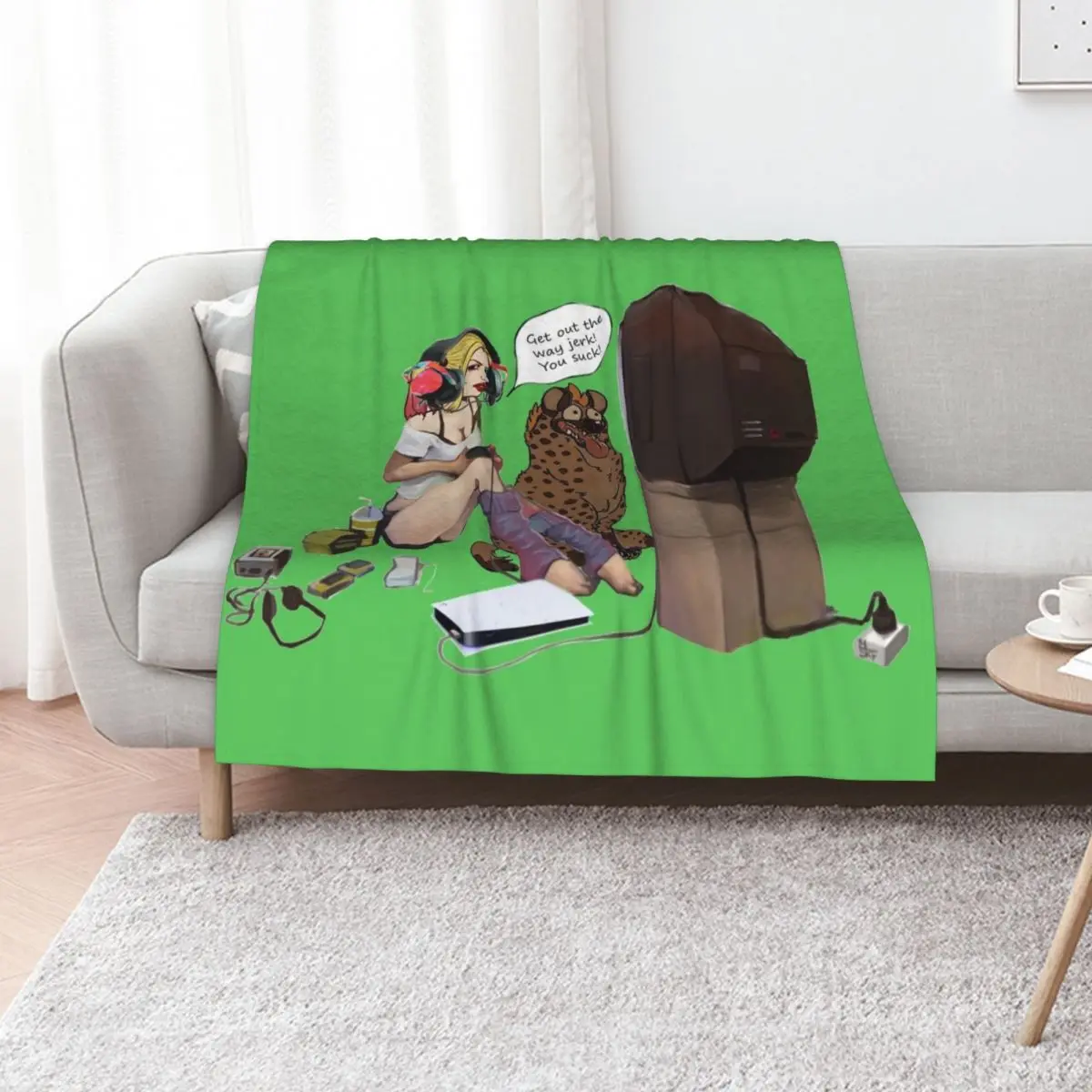 

Naht Quinn Throw Blanket Bed Fashionable warm for winter Luxury Thin Blankets