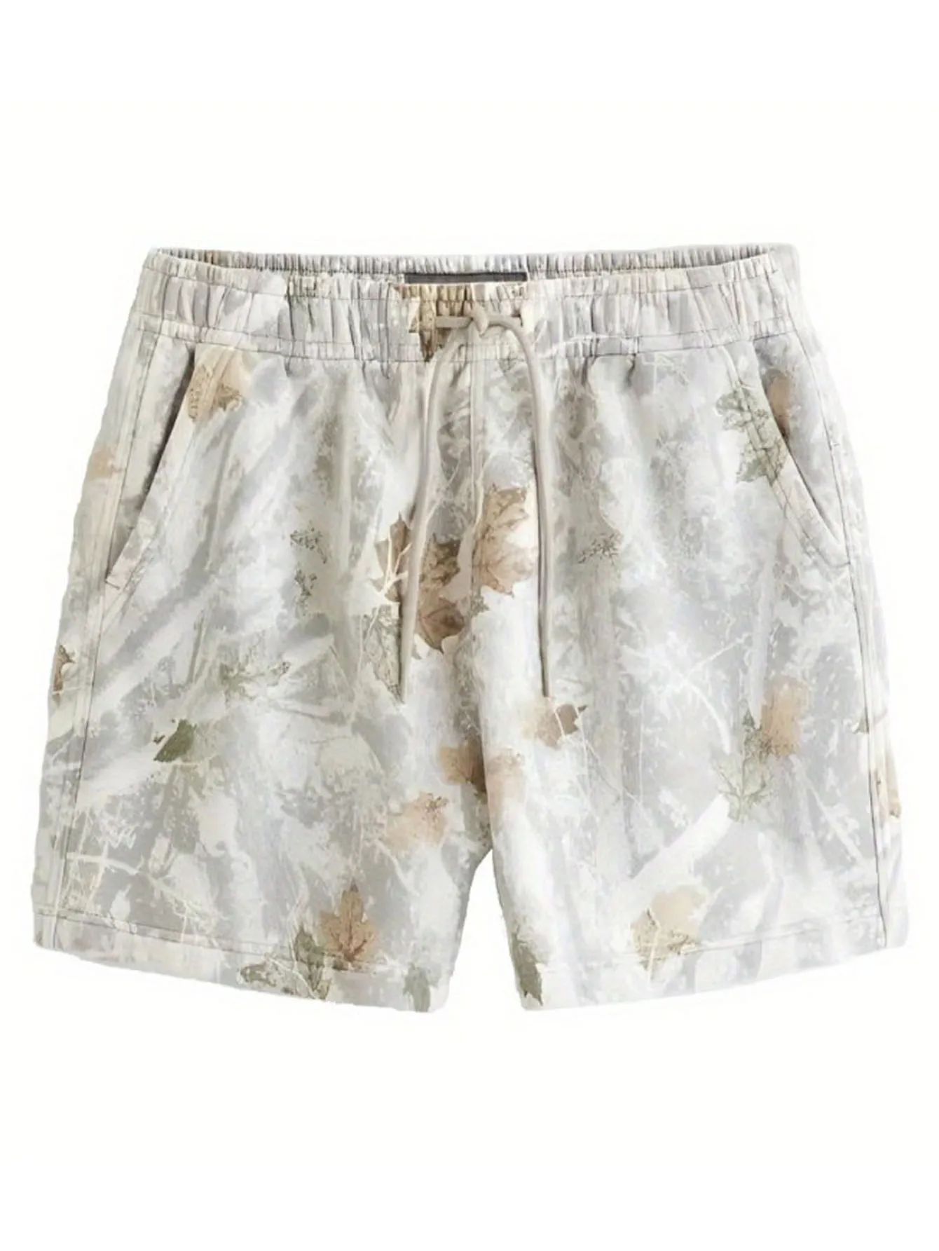 

Женские шорты из клена, модные свободные шорты для отдыха на шнурке, трендовые шорты для тренировок с кленовым принтом и карманами